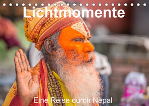 Lichtmomente – Eine Reise durch Nepal (Tischkalender 2023 DIN A5 quer) von Kraft,  Saskia