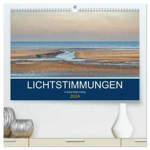 Lichtstimmungen in Sankt Peter-Ording (hochwertiger Premium Wandkalender 2024 DIN A2 quer), Kunstdruck in Hochglanz von Mirsberger www.annettmirsberger.de,  Annett