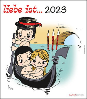 Liebe ist… 2023 – Wand-Kalender – 30×34 – Illustrationen – Paar von Casali,  Kim