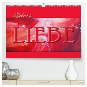 Liebe ist… Liebe (hochwertiger Premium Wandkalender 2024 DIN A2 quer), Kunstdruck in Hochglanz von De. Rabena,  Mercedes