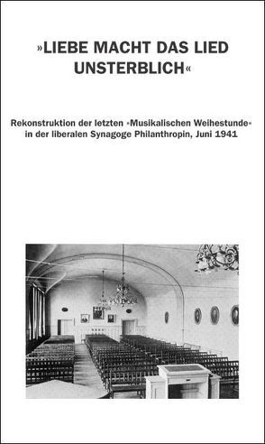 „Liebe macht das Lied unsterblich“ von Lustiger,  Arno