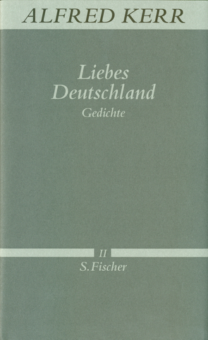 Liebes Deutschland von Kerr,  Alfred, Koebner,  Thomas