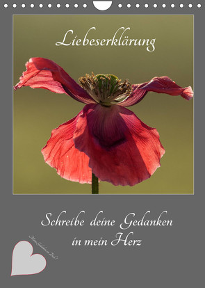 Liebeserklärung – Schreibe deine Gedanken in mein Herz (Wandkalender 2022 DIN A4 hoch) von Schörkhuber,  Johann