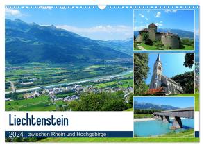 Liechtenstein – zwischen Rhein und Hochgebirge (Wandkalender 2024 DIN A3 quer), CALVENDO Monatskalender von Gillner,  Martin