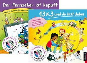 Lieder-CDs 13×3 + Der Fernseher ist kaputt von Schneidewind,  Ruth