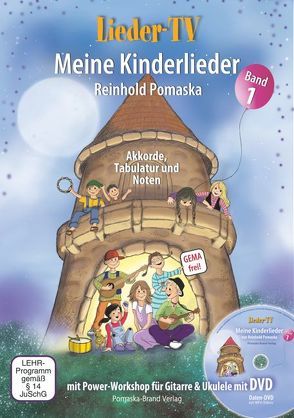 Lieder-TV: Meine Kinderlieder – Band 1 (mit DVD) von Krause,  Martina, Pomaska,  Reinhold