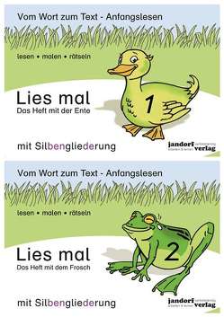 Lies mal – Hefte 1 und 2 (Paket) mit Silbengliederung von Wachendorf,  Peter