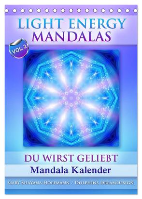 Light Energy Mandalas – Kalender – Vol. 2 (Tischkalender 2024 DIN A5 hoch), CALVENDO Monatskalender von Shayana Hoffmann,  Gaby