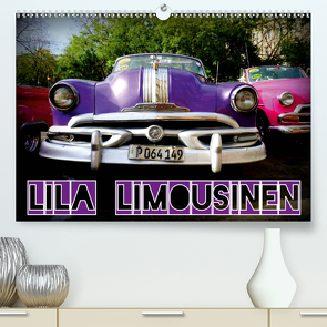 Lila Limousinen – US-Oldtimer (Premium, hochwertiger DIN A2 Wandkalender 2020, Kunstdruck in Hochglanz) von von Loewis of Menar,  Henning