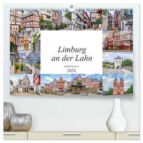 Limburg an der Lahn Impressionen (hochwertiger Premium Wandkalender 2024 DIN A2 quer), Kunstdruck in Hochglanz von Meutzner,  Dirk