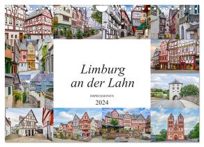 Limburg an der Lahn Impressionen (Wandkalender 2024 DIN A4 quer), CALVENDO Monatskalender von Meutzner,  Dirk