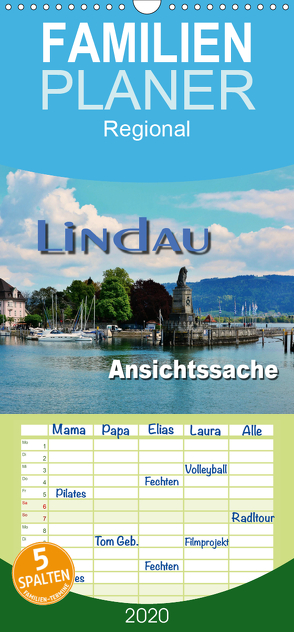 Lindau – Ansichtssache – Familienplaner hoch (Wandkalender 2020 , 21 cm x 45 cm, hoch) von Bartruff,  Thomas