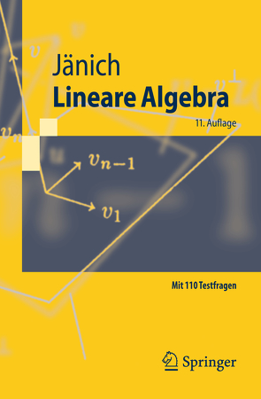 Lineare Algebra von Jänich,  Klaus