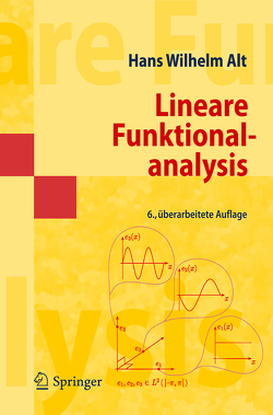 Lineare Funktionalanalysis von Alt,  Hans Wilhelm