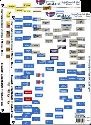 LingoCards Deutsch-Norwegisch von Theis,  Michael