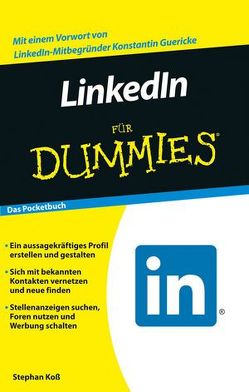 LinkedIn für Dummies von Koß,  Stephan