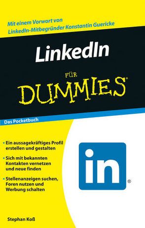 LinkedIn für Dummies von Koß,  Stephan