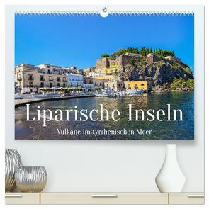 Liparische Inseln – Vulkane im Tyrrhenischen Meer (hochwertiger Premium Wandkalender 2024 DIN A2 quer), Kunstdruck in Hochglanz von Meyer,  Dieter