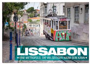 Lissabon – Eine Metropole, die vielseitiger kaum sein kann. (Wandkalender 2024 DIN A2 quer), CALVENDO Monatskalender von Freise,  Gunnar