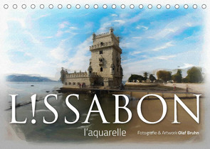 Lissabon l’aquarelle (Tischkalender 2022 DIN A5 quer) von Bruhn,  Olaf