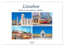 Lissabon – Stadt mit besonderem Zauber (Wandkalender 2024 DIN A2 quer), CALVENDO Monatskalender von Schwarze,  Nina