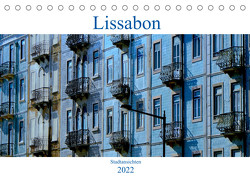 Lissabon Stadtansichten 2022 (Tischkalender 2022 DIN A5 quer) von Gerken,  Jochen