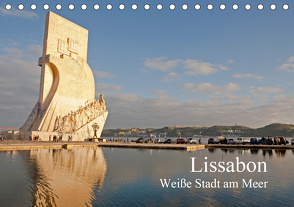 Lissabon – weiße Stadt am Meer (Tischkalender 2021 DIN A5 quer) von Paszkowsky,  Ingo