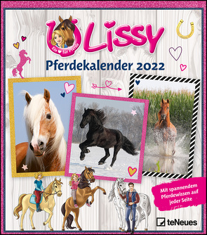 Lissy 2022 – Wand-Kalender – Tier-Kalender – Pferde-Kalender – 30×34