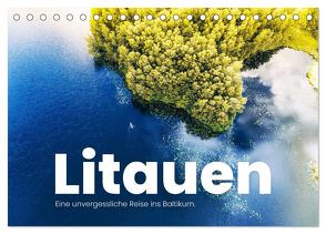 Litauen – Eine unvergessliche Reise ins Baltikum. (Tischkalender 2024 DIN A5 quer), CALVENDO Monatskalender von SF,  SF