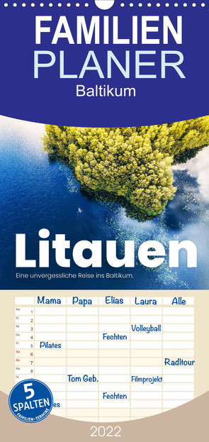 Familienplaner Litauen – Eine unvergessliche Reise ins Baltikum. (Wandkalender 2022 , 21 cm x 45 cm, hoch) von SF