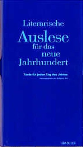 Literarische Auslese von Erk,  Wolfgang