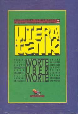 Literatalk von Baco,  Walter, Mayröcker,  Friederike, Schlag,  Evelyn, Turrini,  Peter