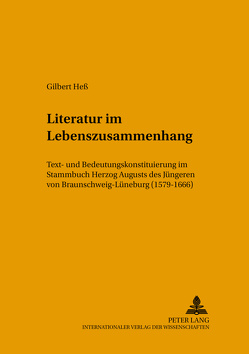 Literatur im Lebenszusammenhang von Heß,  Gilbert