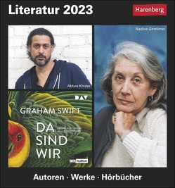 Literatur Tagesabreißkalender 2023. Tischkalender für jeden Tag mit den Größen der Literatur. Tageskalender 2023 zum Abreißen mit Literatur-Quiz für Bibliophile von Anders,  Ulrike, Harenberg, Lotz,  Brigitte, Michel,  Dirk