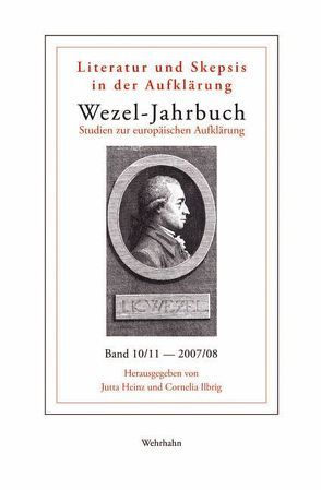 Literatur und Skepsis in der Aufklärung von Heinz,  Jutta, Ilbrig,  Cornelia