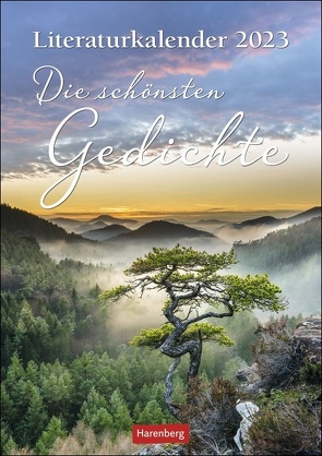 Literaturkalender Die schönsten Gedichte Wochen-Kulturkalender 2023. Poetische Worte von der Antike bis zur Gegenwart in einem Kalender für Lyrikfans. von Harenberg, Schröder,  Rebecca