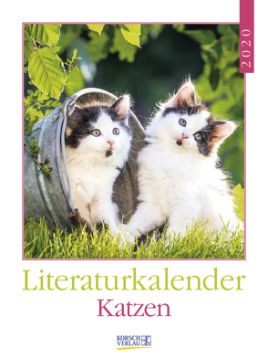 Literaturkalender Katzen 2020 von Korsch Verlag