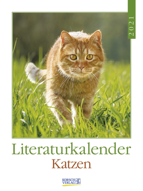 Literaturkalender Katzen 2021 von Korsch Verlag