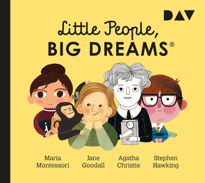 Little People, Big Dreams® – Teil 1: Maria Montessori, Jane Goodall, Agatha Christie, Stephen Hawking von Becker,  Svenja, Lontzek,  Peter, Petrick,  Dirk, Sánchez Vegara,  María Isabel, Schulte,  Nora