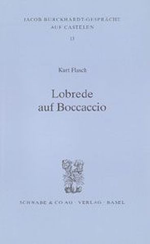 Lobrede auf Boccaccio von Flasch,  Kurt