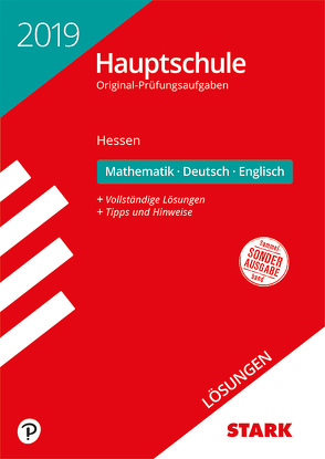 Lösungen zu Original-Prüfungen Hauptschule 2019 – Mathematik, Deutsch, Englisch – Hessen