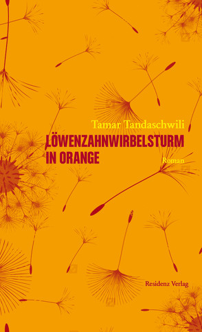 Löwenzahnwirbelsturm in orange von Tandaschwili,  Tamar