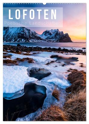 Lofoten. Poetische Landschaften (Wandkalender 2024 DIN A2 hoch), CALVENDO Monatskalender von Gospodarek,  Mikolaj