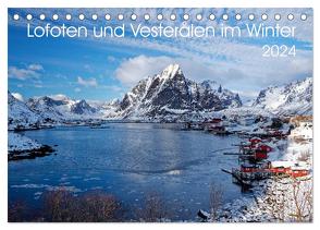 Lofoten und Vesterålen im Winter (Tischkalender 2024 DIN A5 quer), CALVENDO Monatskalender von Haardiek,  Clemens