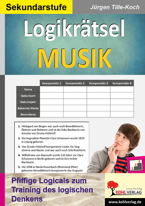 Logikrätsel MUSIK von Tille-Koch,  Jürgen