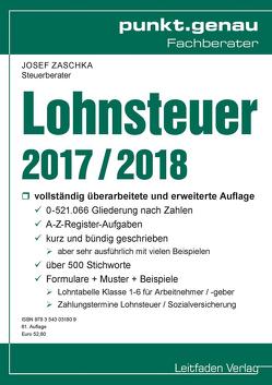 Lohnsteuer 2017 / 2018 von Josef,  Zaschka