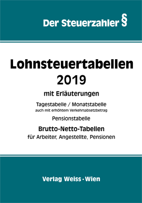 Lohnsteuertabellen 2019 von Zsifkovits,  Robert