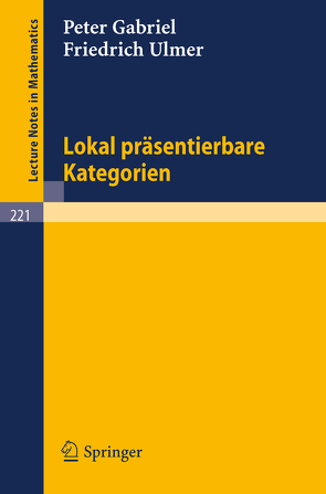 Lokal präsentierbare Kategorien von Gabriel,  Peter, Ulmer,  Friedrich