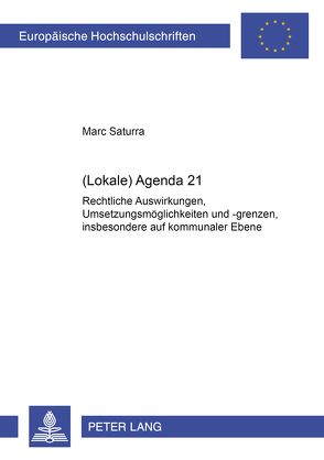 (Lokale) Agenda 21 von Saturra,  Marc