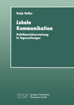 Lokale Kommunikation von Neller,  Katja